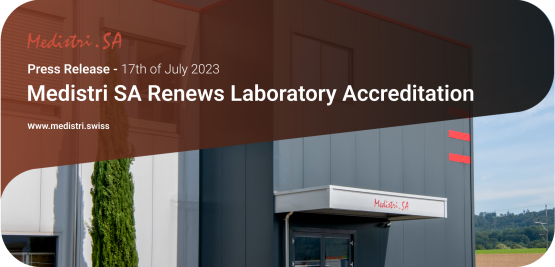 Medistri SA Renews Laboratory Accreditation