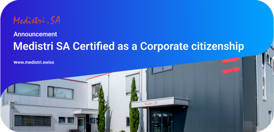 Medistri SA Certified as a Corporate Citizenship